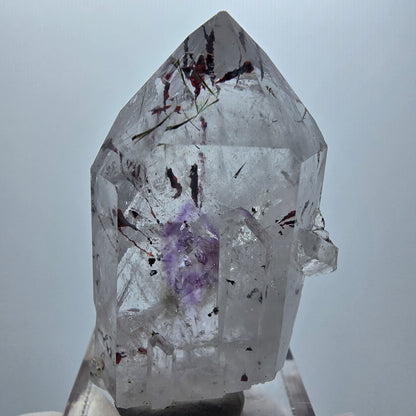 Harlekin Phantom Amethyst mit Epidot Streep Mine Goboboseb Namibia 43*27*17mm