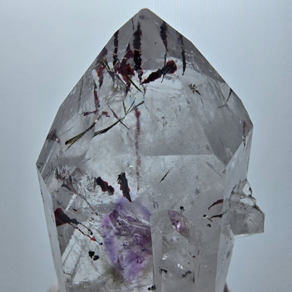 Harlekin Phantom Amethyst mit Epidot Streep Mine Goboboseb Namibia 43*27*17mm