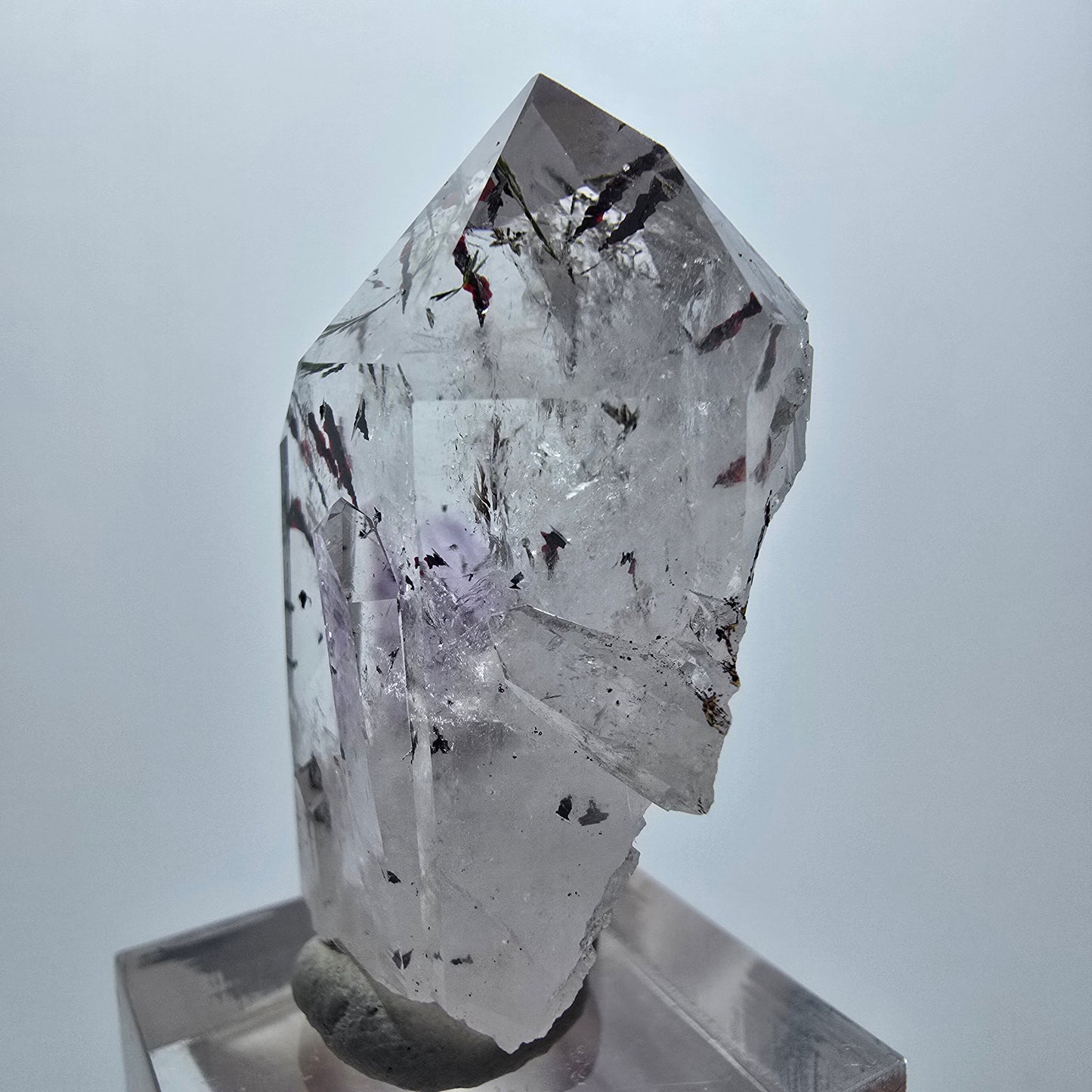 Harlekin Phantom Amethyst mit Epidot Streep Mine Goboboseb Namibia 43*27*17mm