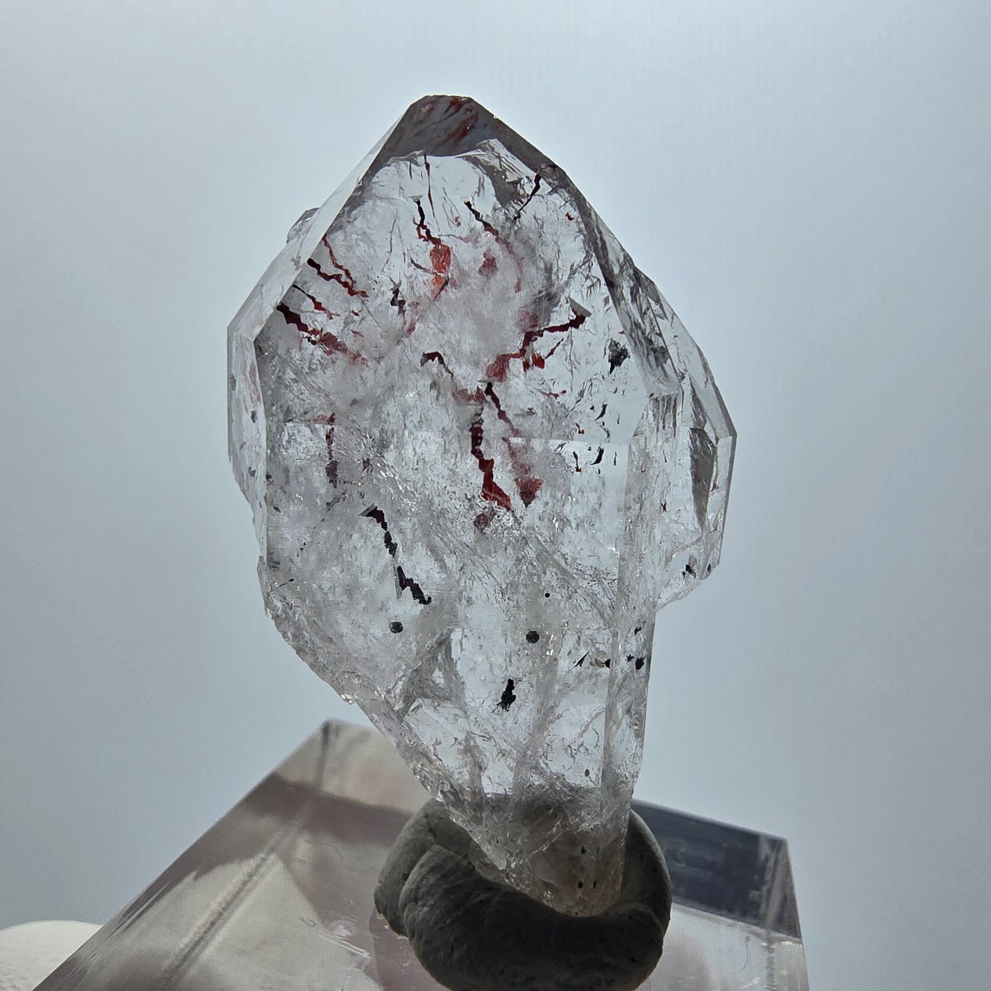 Harlequin Phantom Quartz Point Streep Mine Goboboseb Namibia 38*23*12mm 