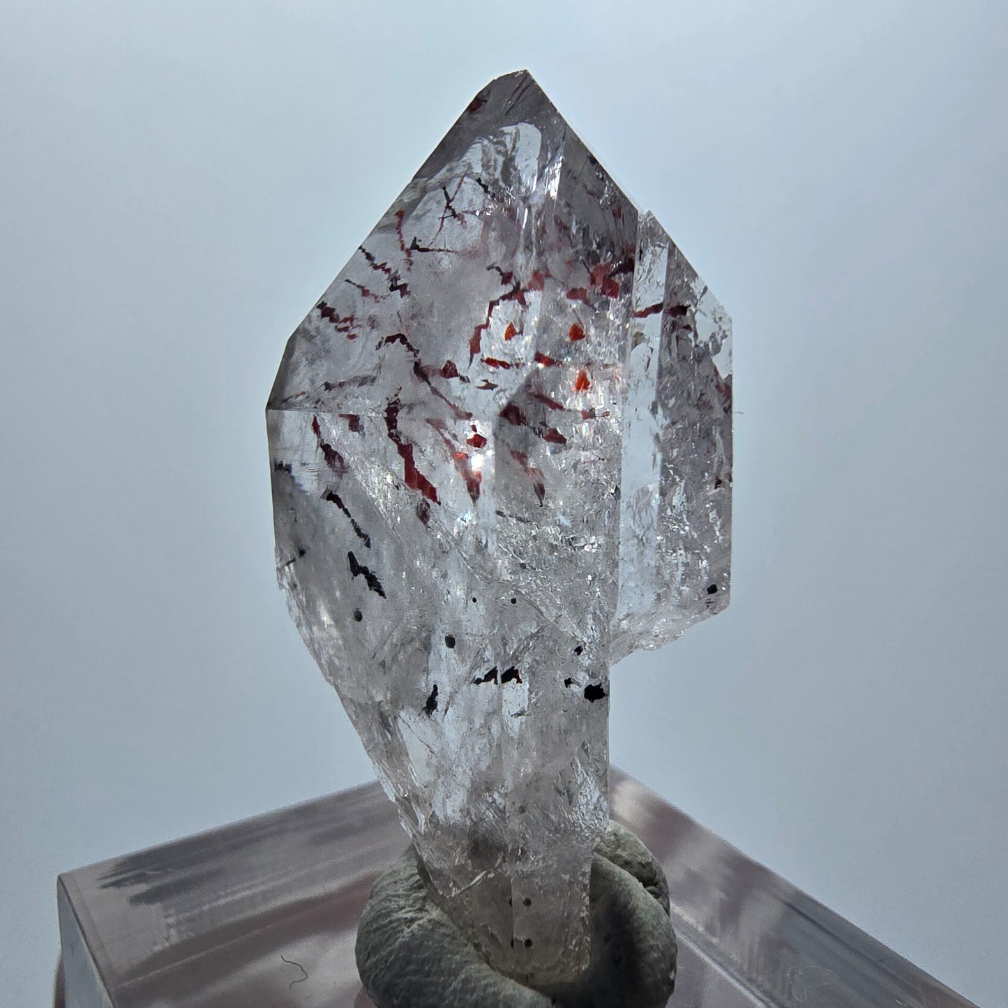 Harlequin Phantom Quartz Point Streep Mine Goboboseb Namibia 38*23*12mm 