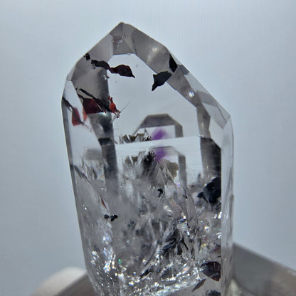 Améthyste rare Harlequin Phantom Streep Mine Goboboseb Namibie 29*17*13mm 