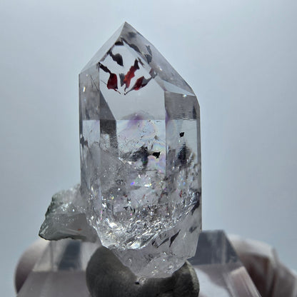 Améthyste rare Harlequin Phantom Streep Mine Goboboseb Namibie 29*17*13mm 