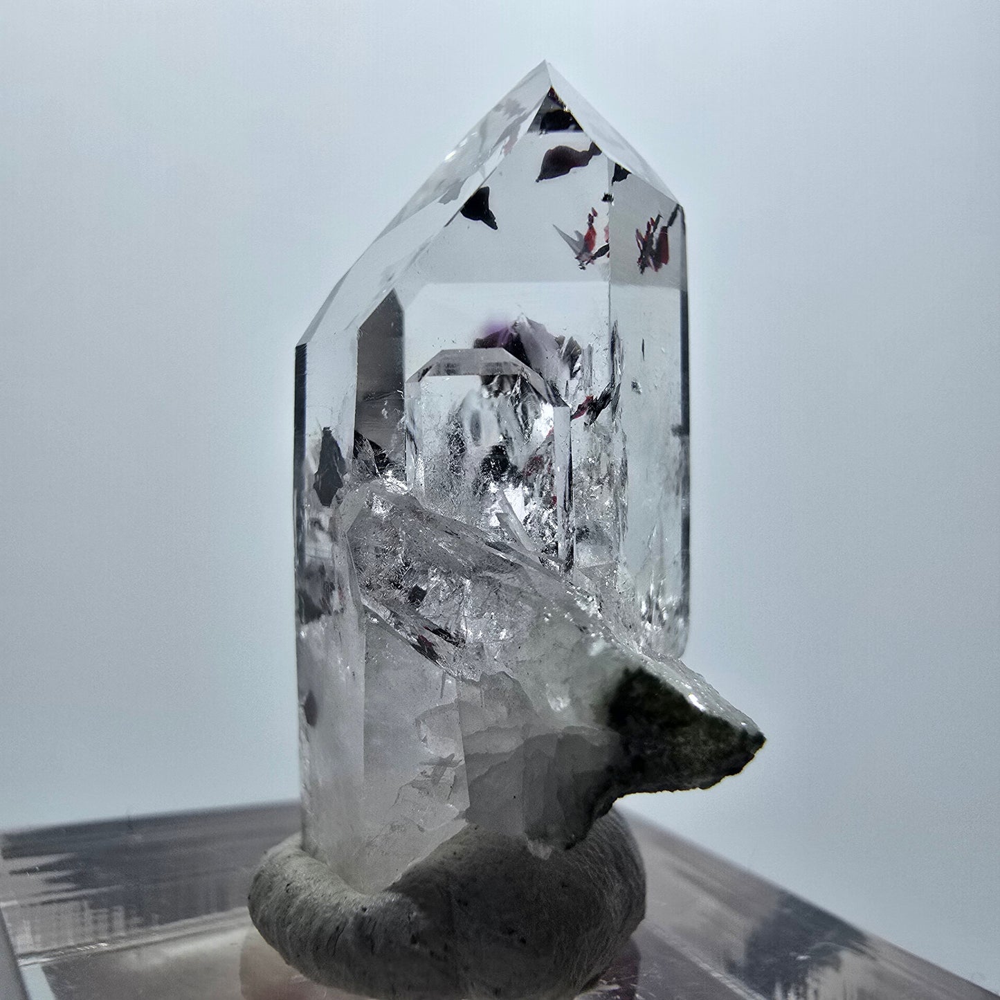 Améthyste rare Harlequin Phantom Streep Mine Goboboseb Namibie 29*17*13mm 