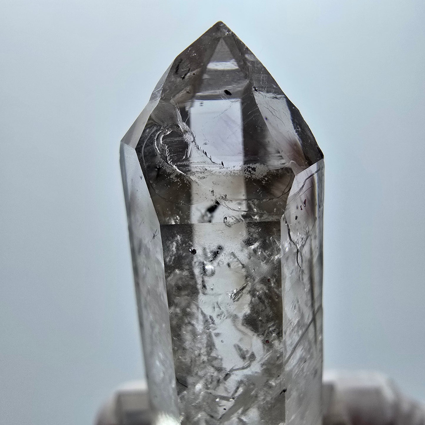 Enhydro Phantom Amethyst mit Epidot, 4x Blase Streep Mine Goboboseb Namibia 44*18*13mm