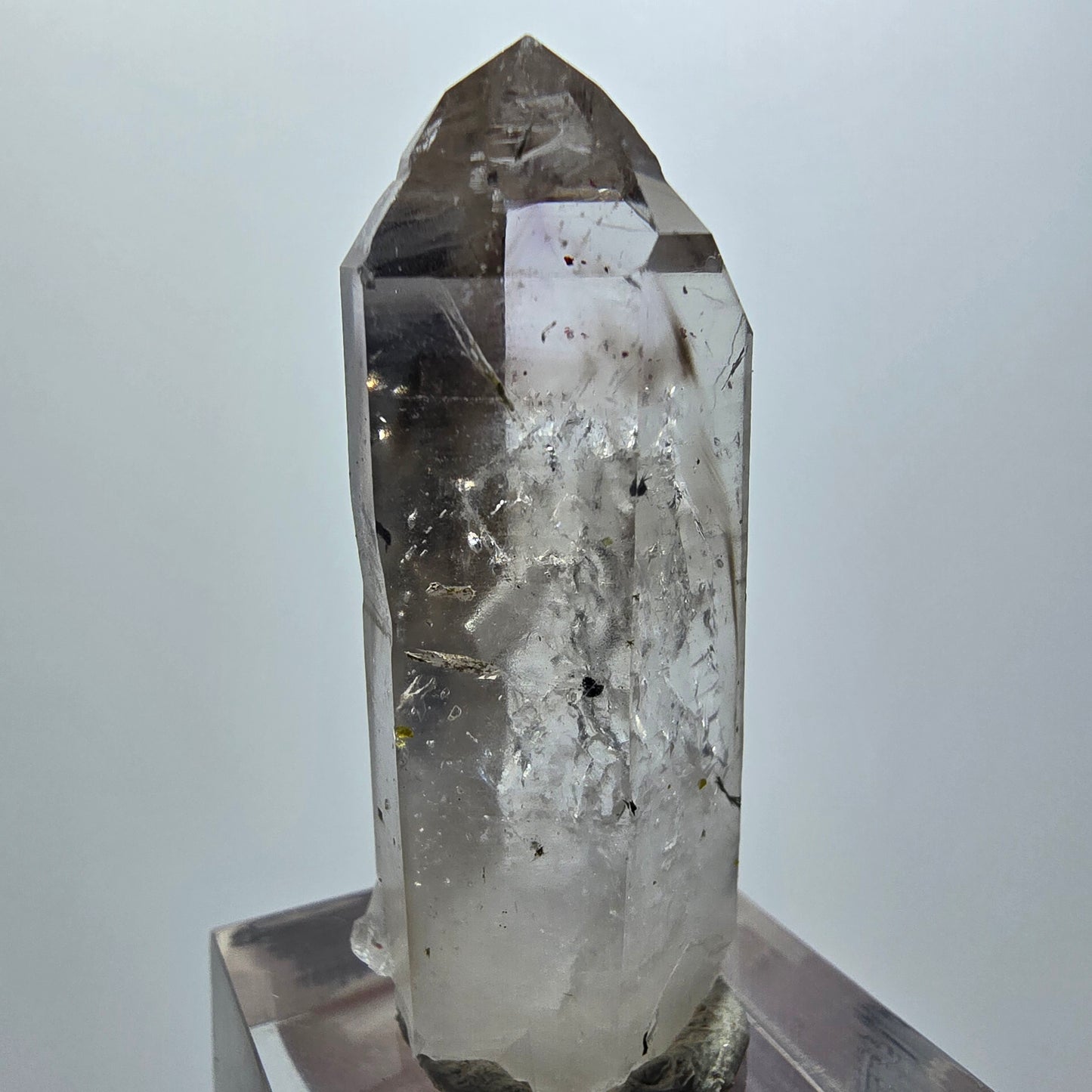 Enhydro Phantom Amethyst mit Epidot, 4x Blase Streep Mine Goboboseb Namibia 44*18*13mm