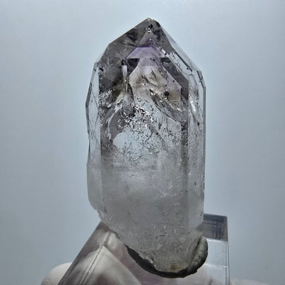 Enhydro Phantom Amethyst mit Hämatit, 1x Blase Streep Mine Goboboseb Namibia 44*23*15mm