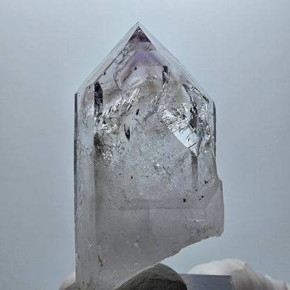 Enhydro Phantom Amethyst mit Hämatit, 1x Blase Streep Mine Goboboseb Namibia 44*23*15mm