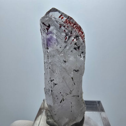 Harlekin Phantom Amethyst mit Epidot Streep Mine Goboboseb Namibia 42*19*14mm