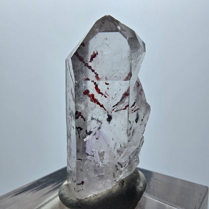 Harlekin Phantom Amethyst mit Epidot Streep Mine Goboboseb Namibia 31*13*14mm