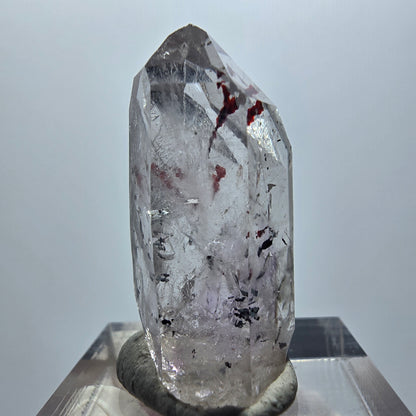 Harlekin Phantom Amethyst mit Epidot Streep Mine Goboboseb Namibia 31*13*14mm