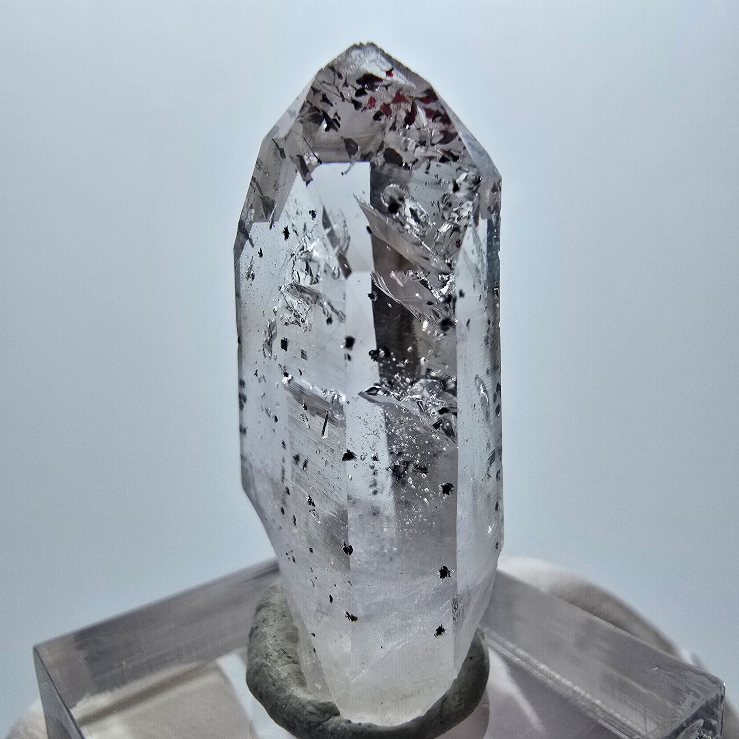 Enhydro Harlekin Phantom Amethyst, 3x Blase Streep Mine Goboboseb Namibia 34*18*12mm