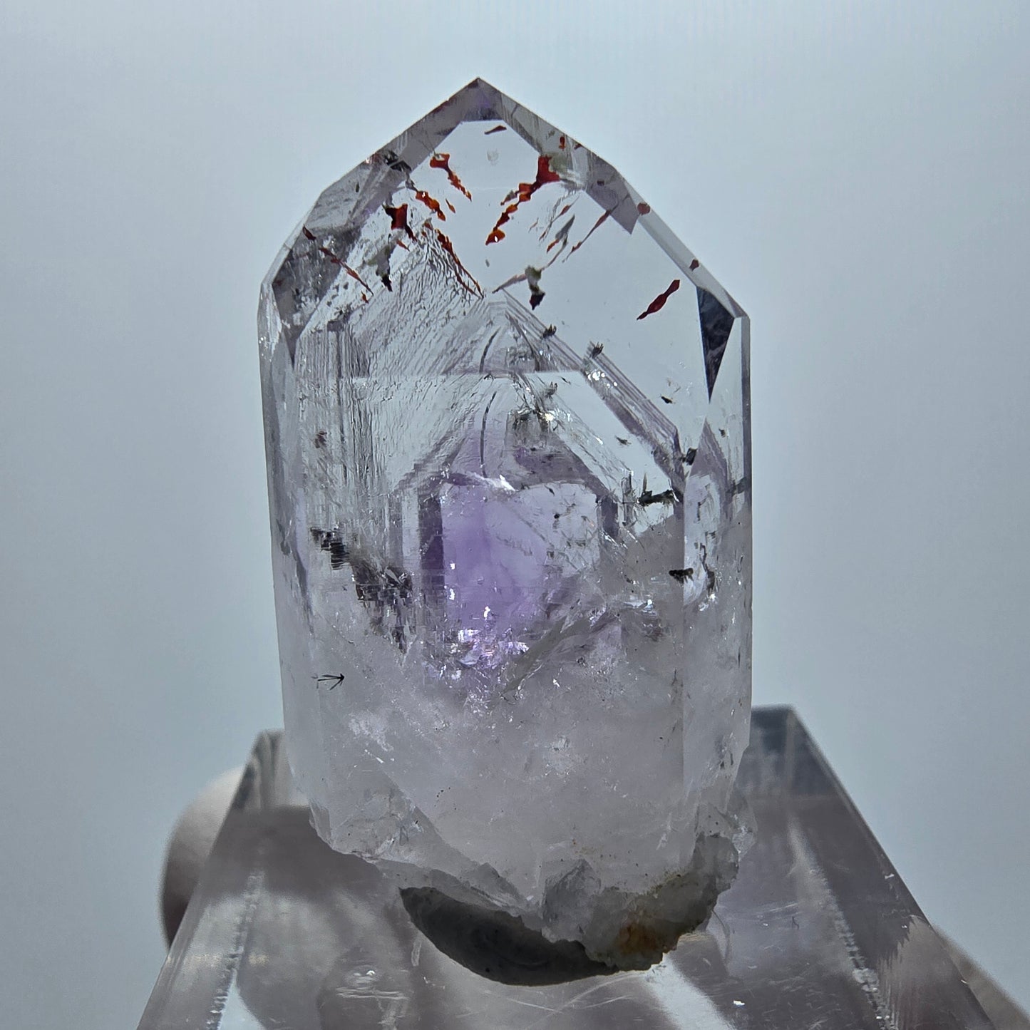 Harlekin Phantom Amethyst Spitze Streep Mine Goboboseb Namibia 30*18*15mm