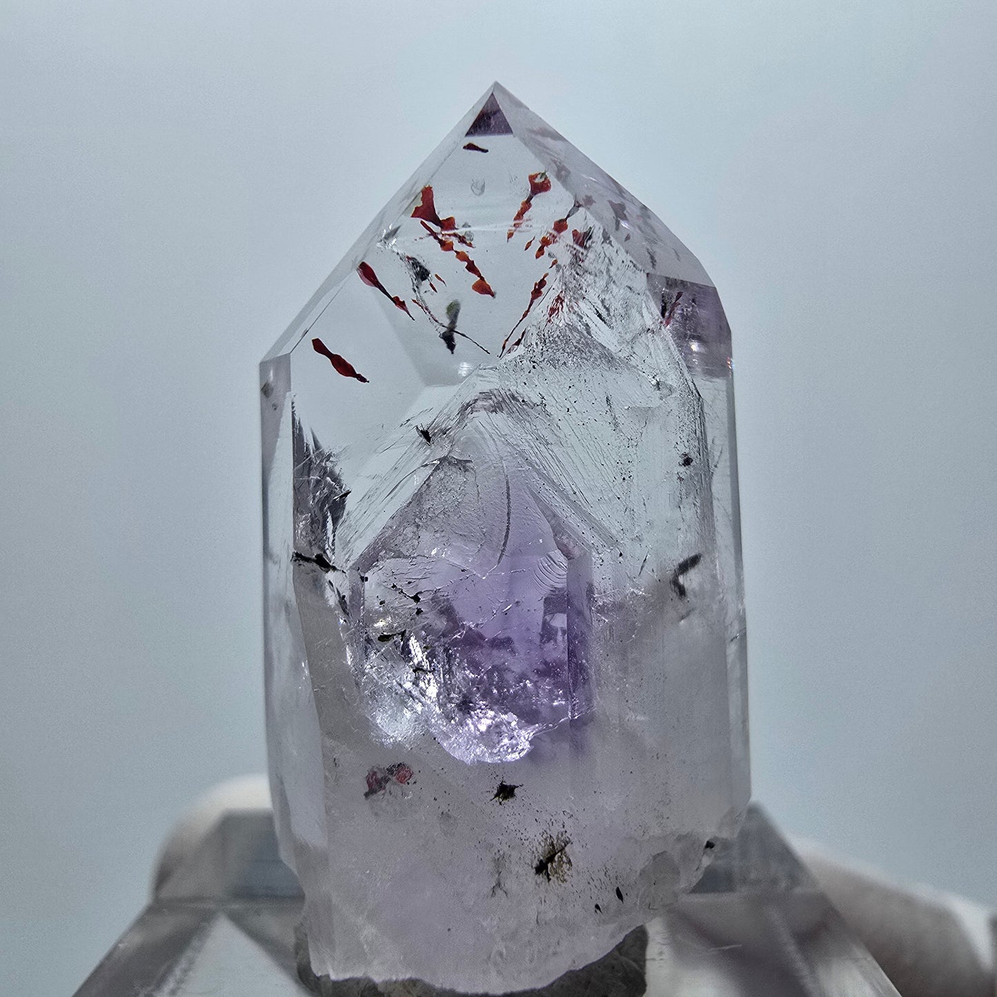 Harlekin Phantom Amethyst Spitze Streep Mine Goboboseb Namibia 30*18*15mm