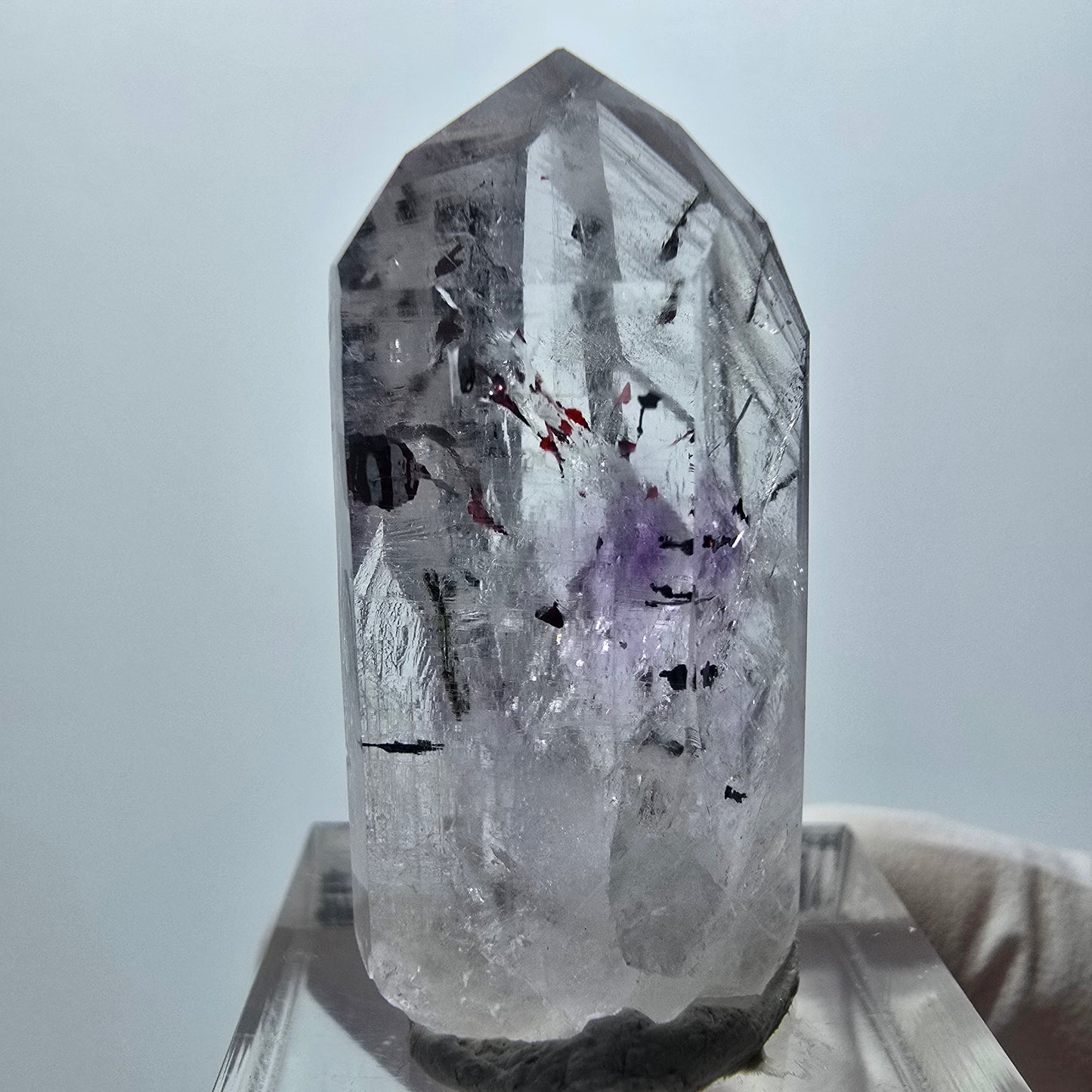 Harlekin Phantom Amethyst Spitze Streep Mine Goboboseb Namibia 36*17*13mm