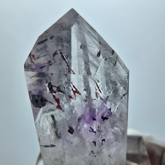 Harlekin Phantom Amethyst Spitze Streep Mine Goboboseb Namibia 36*17*13mm