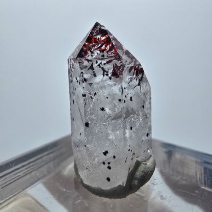 Harlekin Phantom Quarz Spitze Streep Mine Goboboseb Namibia 20*12*8mm