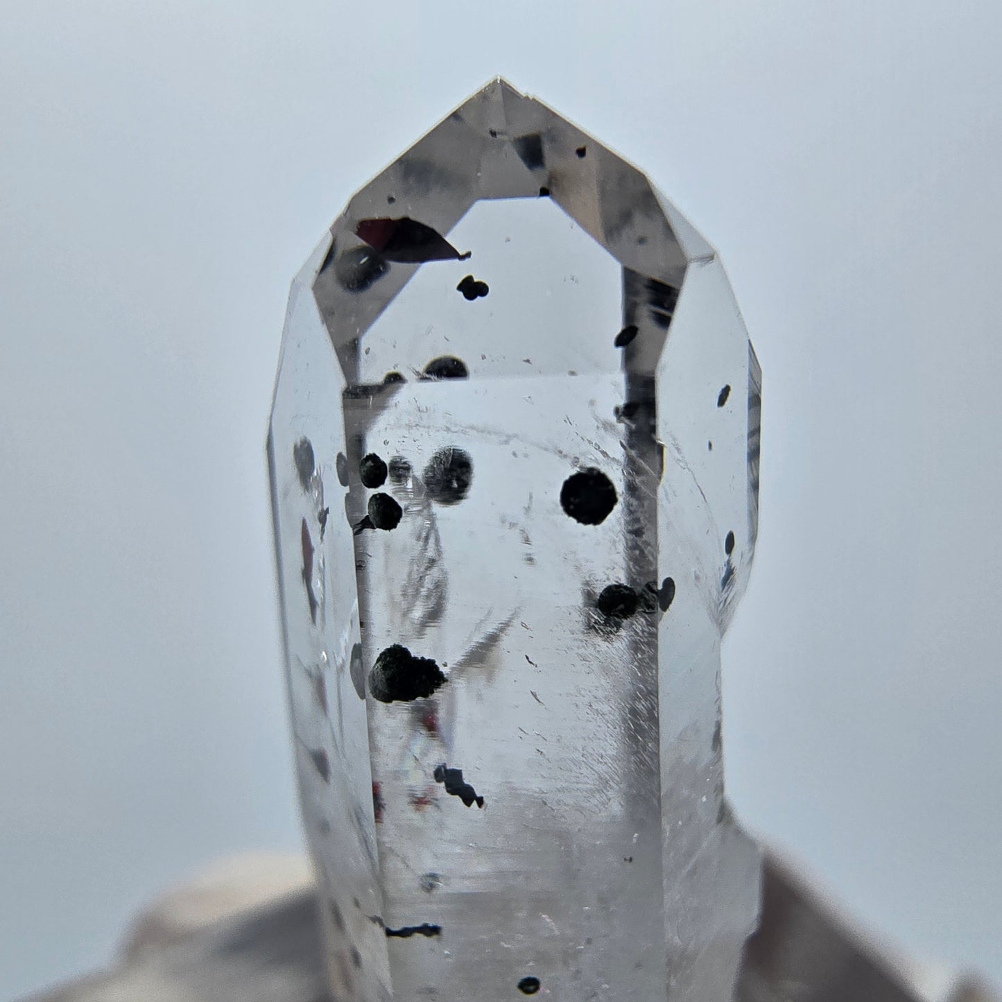 Harlekin Phantom Quarz Spitze Streep Mine Goboboseb Namibia 30*12*10mm