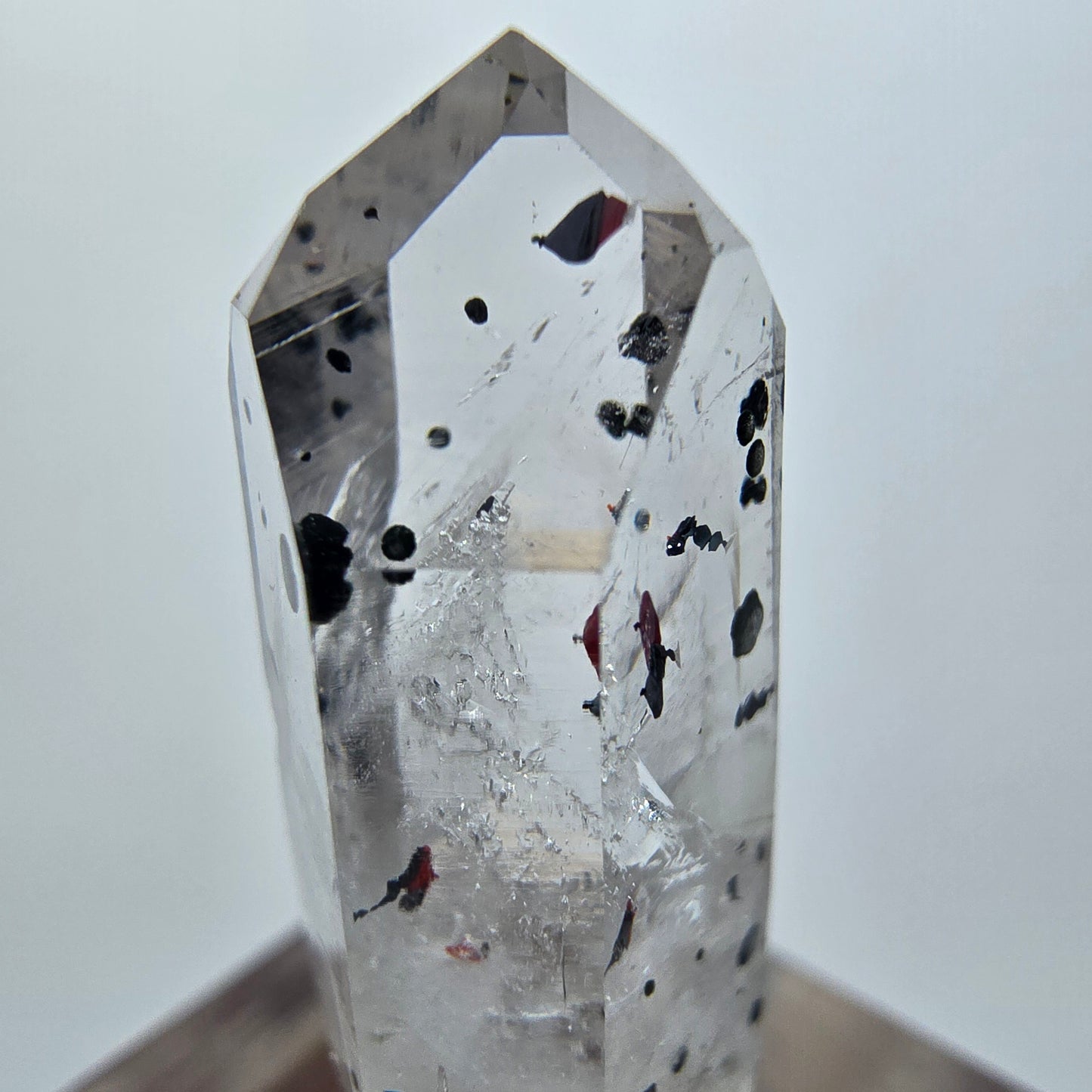 Harlekin Phantom Quarz Spitze Streep Mine Goboboseb Namibia 30*12*10mm