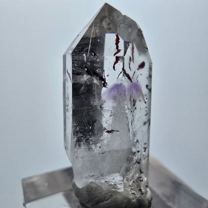 Harlekin Phantom Amethyst mit Epidot Streep Mine Goboboseb Namibia 32*16*11mm