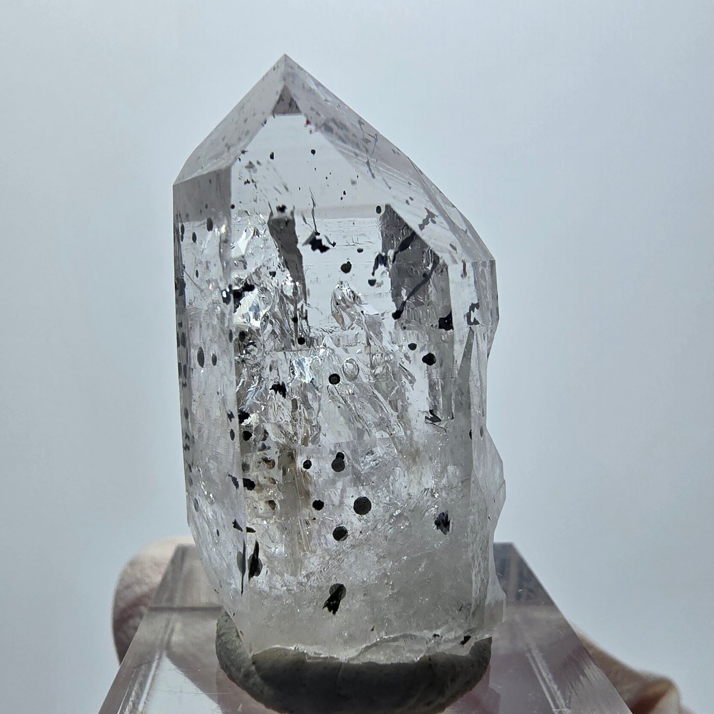 Enhydro Harlekin Phantom Quarz, 4x Blase Streep Mine Goboboseb Namibia 35*20*17mm