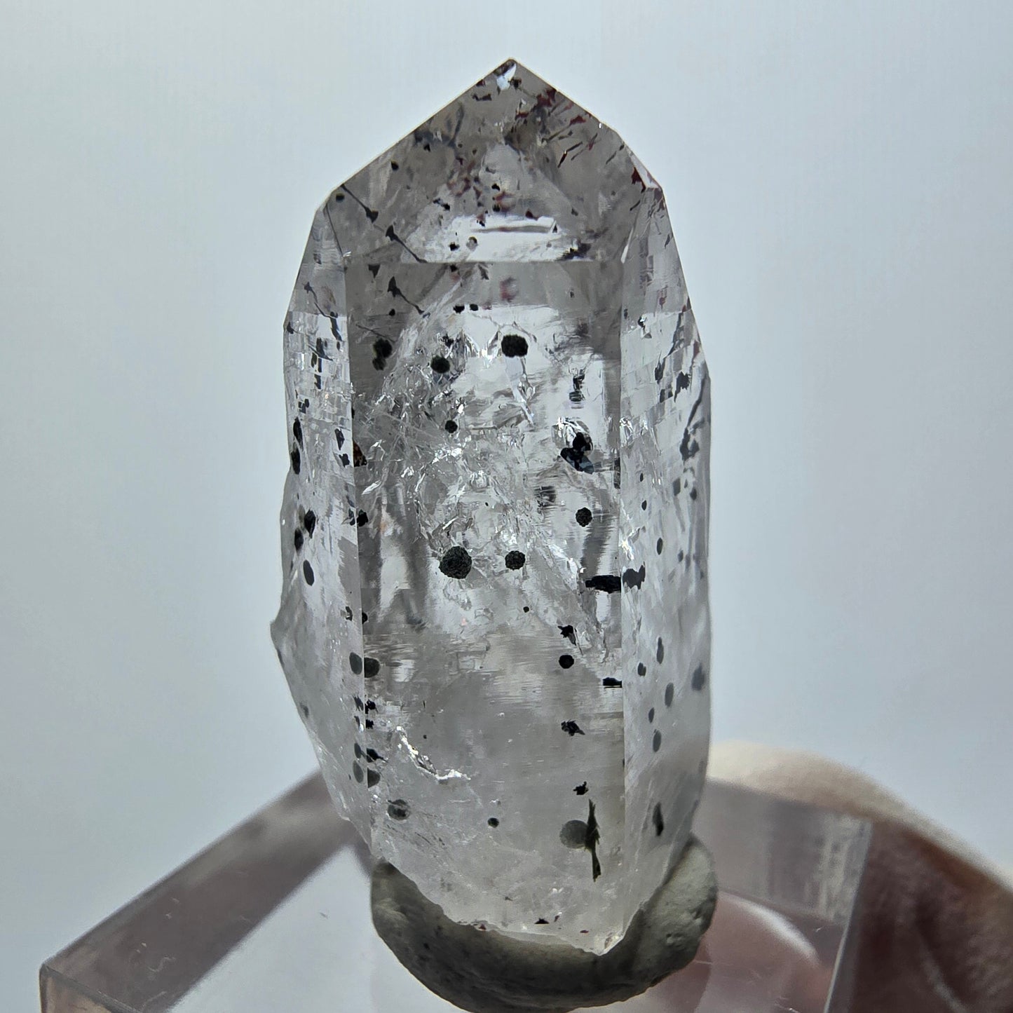 Enhydro Harlekin Phantom Quarz, 4x Blase Streep Mine Goboboseb Namibia 35*20*17mm