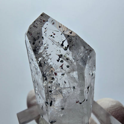 Enhydro Harlekin Phantom Quarz, 4x Blase Streep Mine Goboboseb Namibia 35*20*17mm