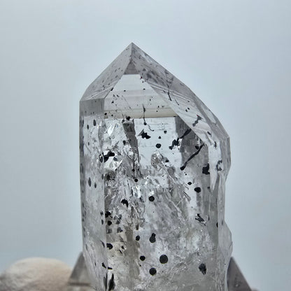 Enhydro Harlekin Phantom Quarz, 4x Blase Streep Mine Goboboseb Namibia 35*20*17mm