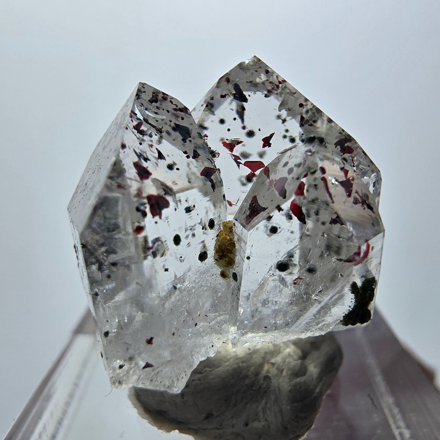 Enhydro Harlekin Phantom Quarz, 1x Blase Streep Mine Goboboseb Namibia 21*19*16mm