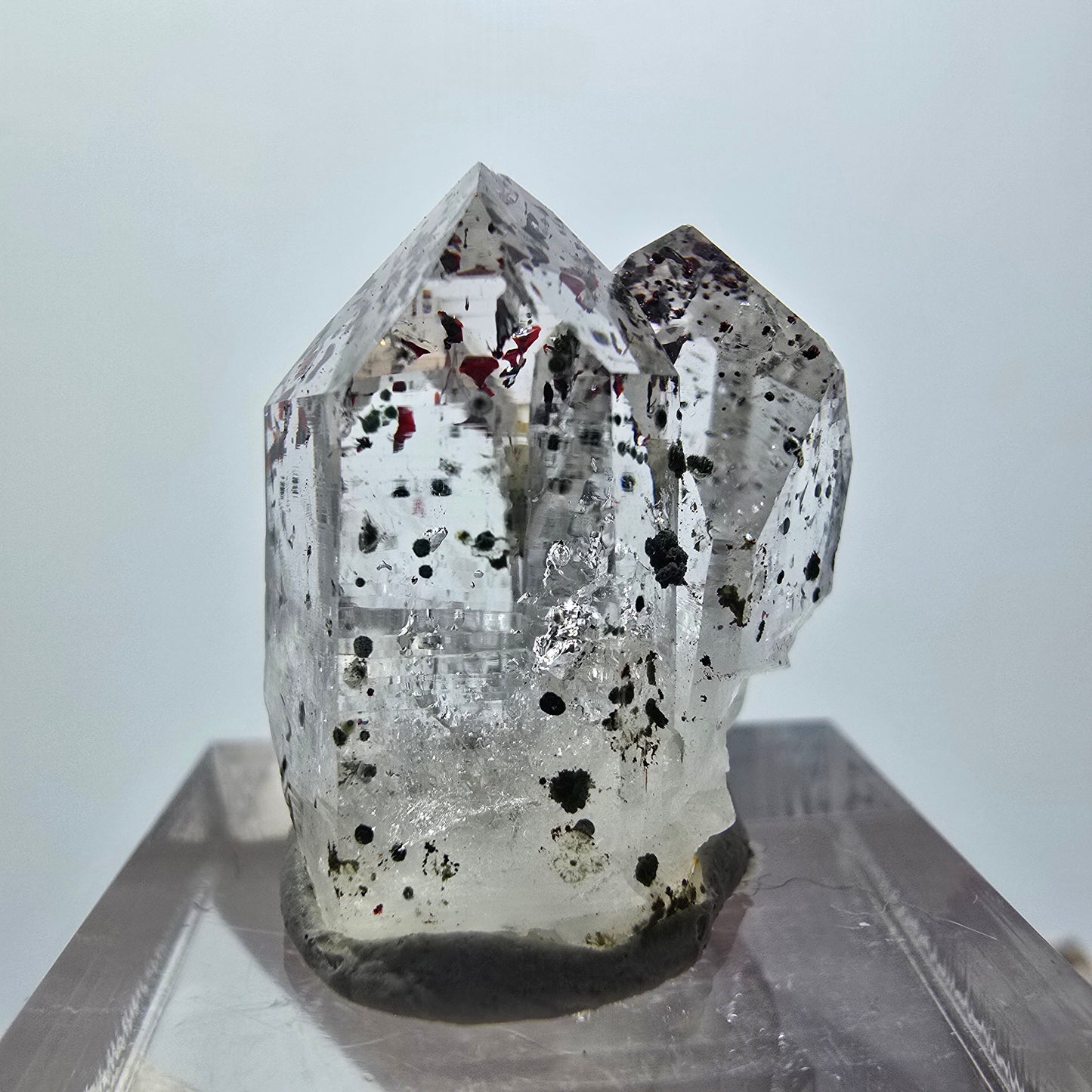 Enhydro Harlekin Phantom Quarz, 1x Blase Streep Mine Goboboseb Namibia 21*19*16mm