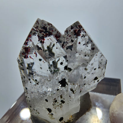 Enhydro Harlekin Phantom Quarz, 1x Blase Streep Mine Goboboseb Namibia 21*19*16mm