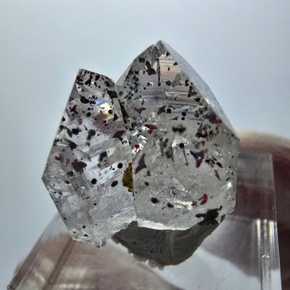 Enhydro Harlekin Phantom Quarz, 1x Blase Streep Mine Goboboseb Namibia 21*19*16mm