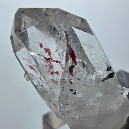 Harlekin Phantom Quarz Spitze Streep Mine Goboboseb Namibia 27*14*8mm