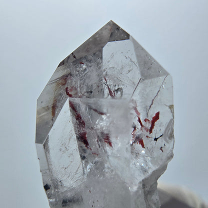 Harlekin Phantom Quarz Spitze Streep Mine Goboboseb Namibia 27*14*8mm