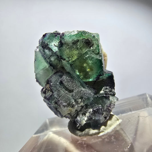 Rare phantom fluorite, zonal, schorl tourmaline, orthoclase specimen, Erongo, Namibia, 22*17*11mm 