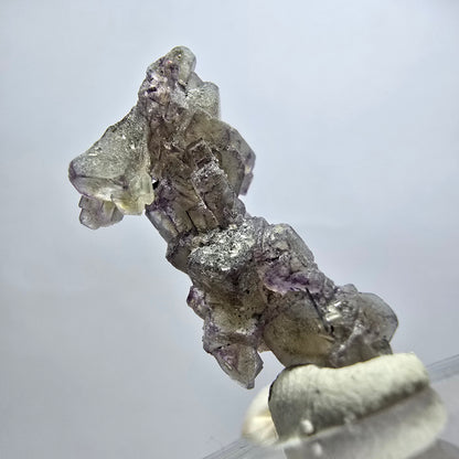 Rare phantom fluorite cube specimen, purple, green, yellow, Erongo, Namibia, 25*13*11mm 