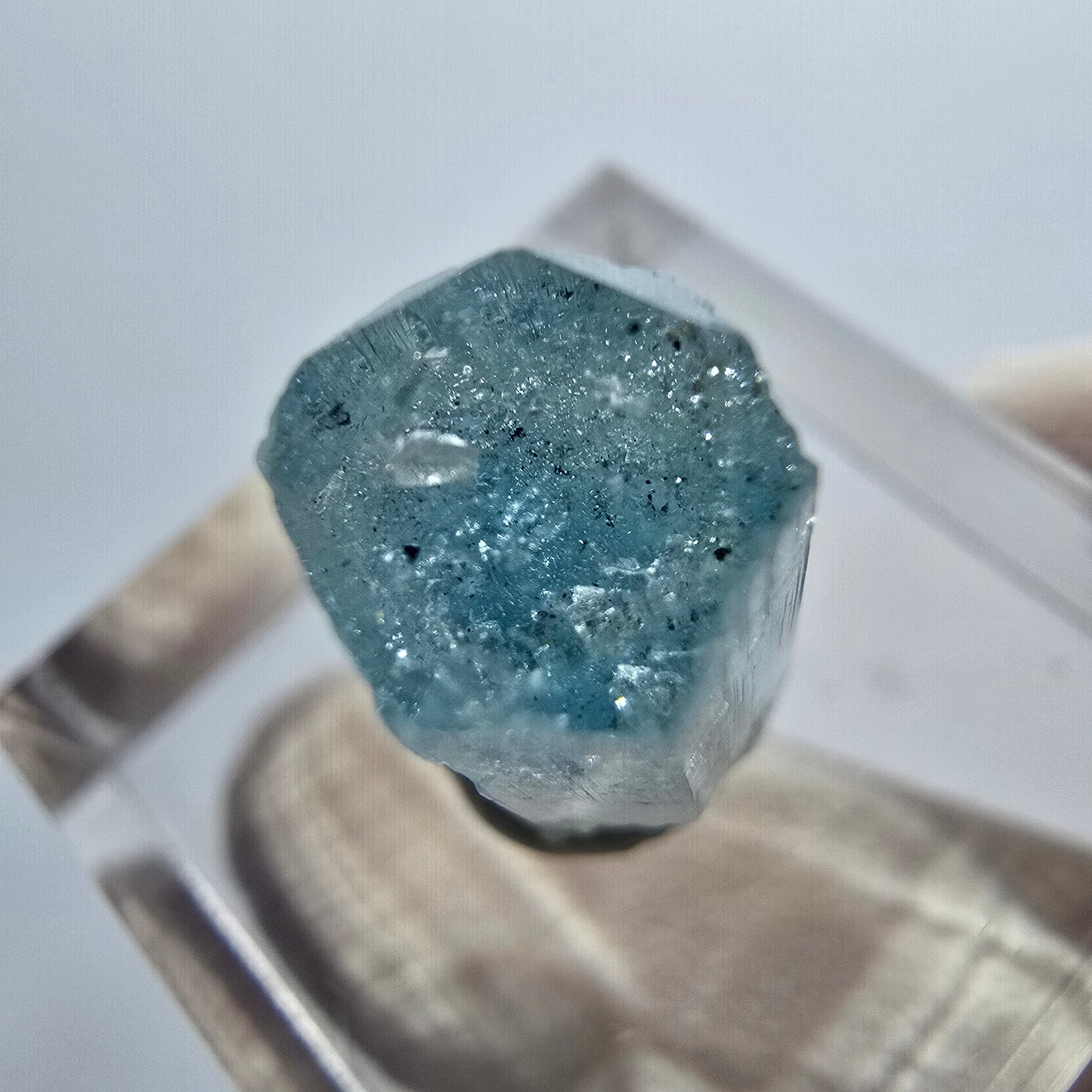 Sehr klarer Aquamarin X Kristall, blau Erongo, Namibia 18*8*7mm