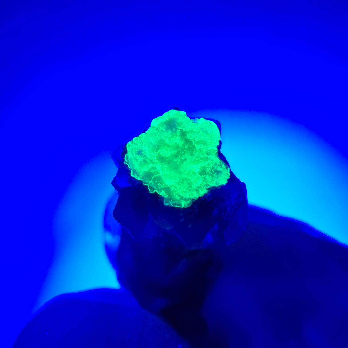 Rare phantom fluorite cube specimen, purple, green, yellow, brown, Erongo, Namibia, 20*9*8mm 