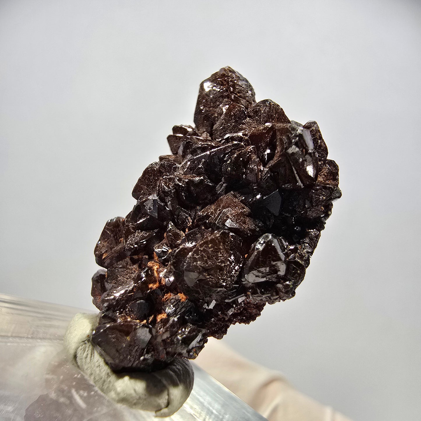 Seltene Descloizit XX Stufe braun, glänzend Tsumeb Mine, Namibia 28*17*10mm