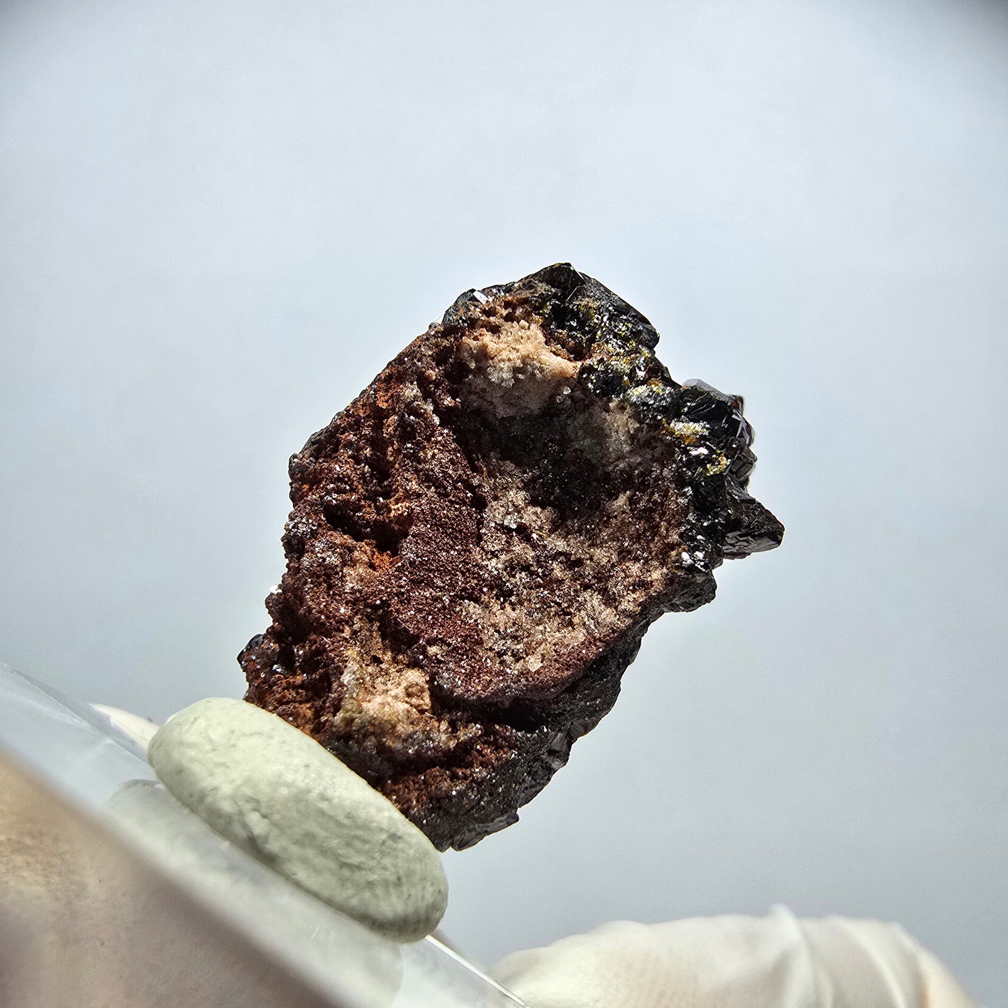 Seltene Descloizit XX Stufe braun, glänzend Tsumeb Mine, Namibia 28*17*10mm