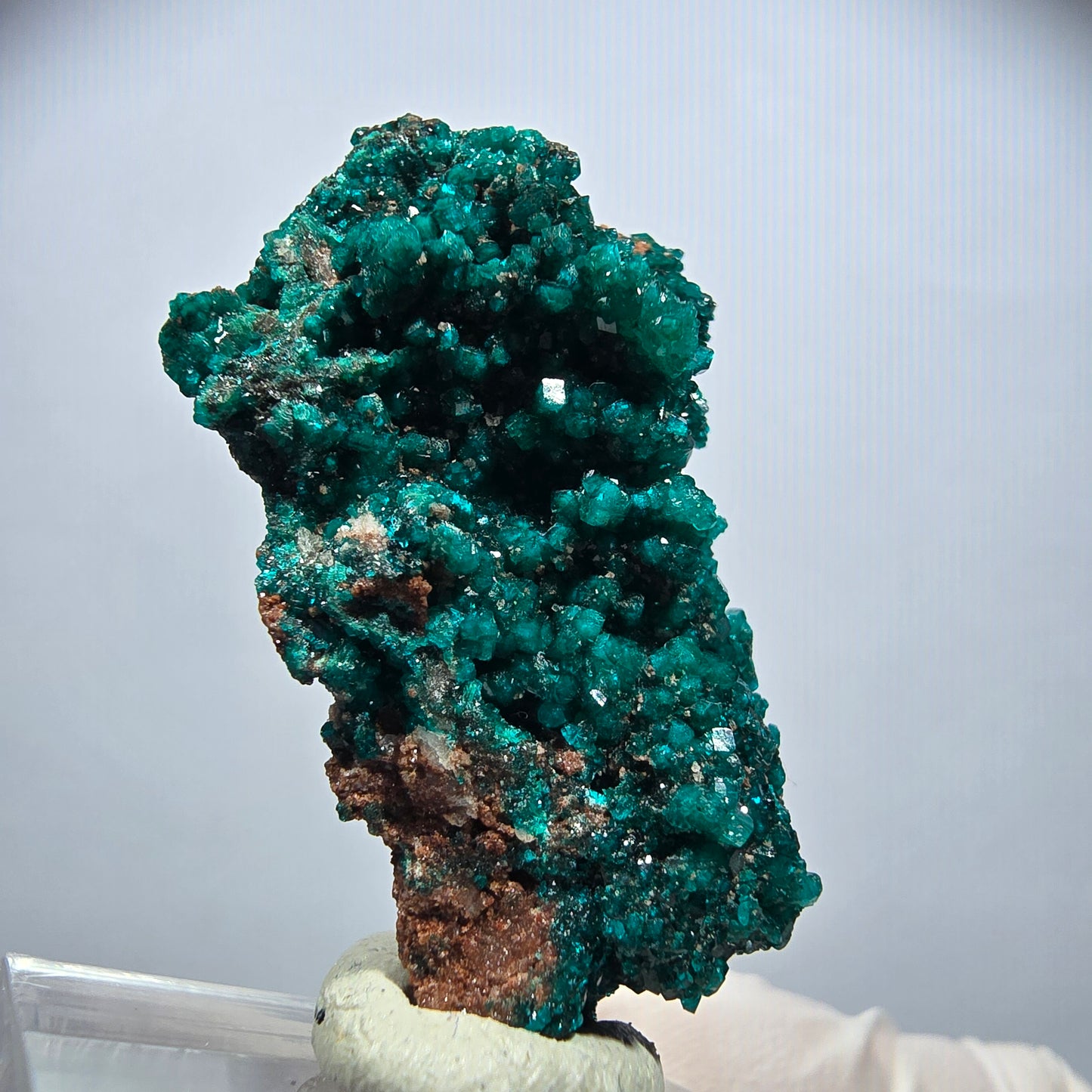 Seltene Dioptas xx auf Matrix Stufe Tsumeb Mine, Namibia 38*22*11mm