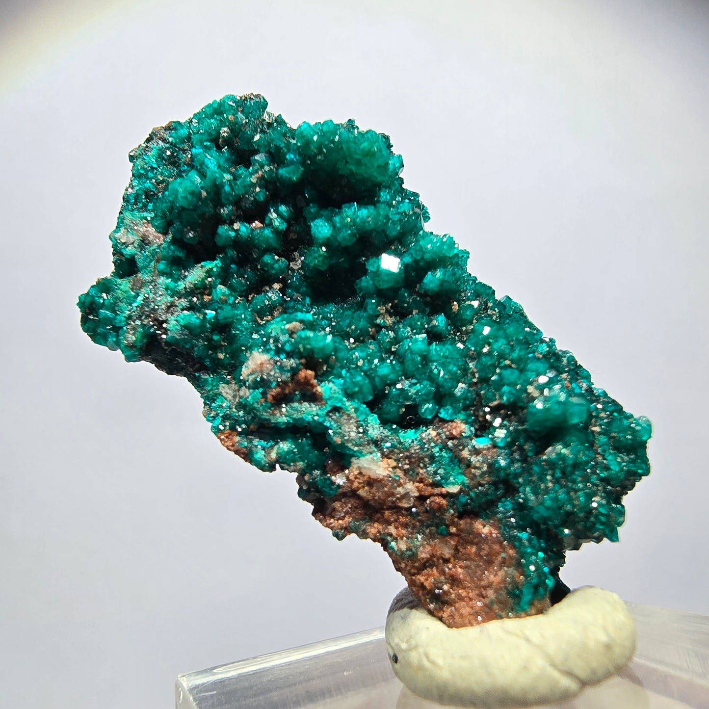 Seltene Dioptas xx auf Matrix Stufe Tsumeb Mine, Namibia 38*22*11mm