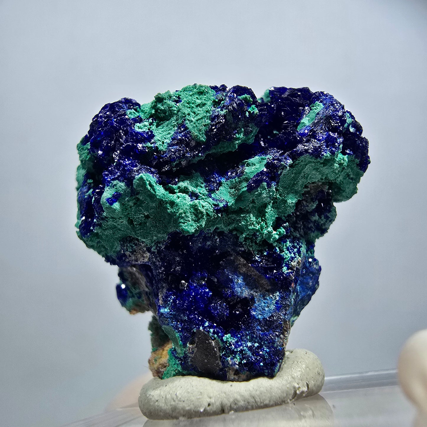 Seltene Azurit, Malachit auf Matrix Stufe Tsumeb Mine, Namibia 33*32*19mm