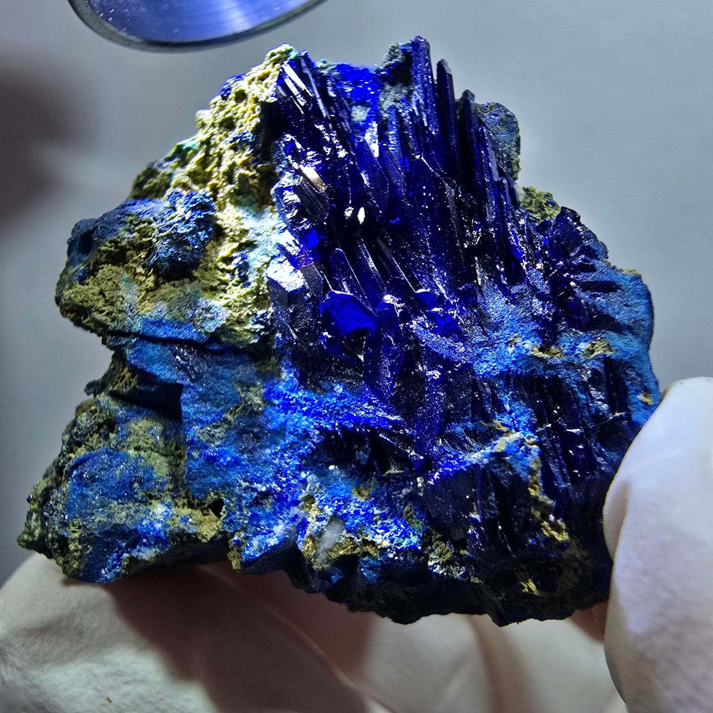 Seltene Azurit XX, Malachit Stufe Tsumeb Mine, Namibia 33*31*23mm