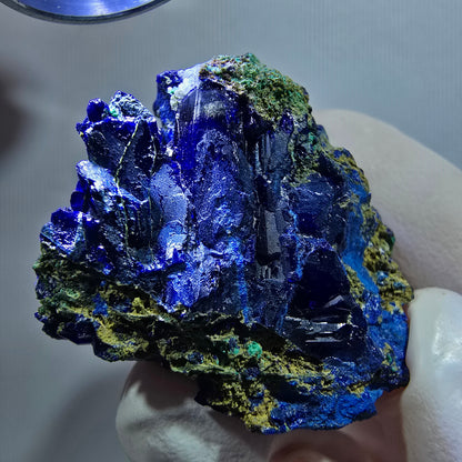 Seltene Azurit XX, Malachit Stufe Tsumeb Mine, Namibia 33*31*23mm