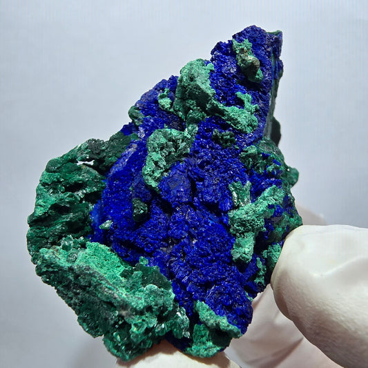 Seltene Azurit XX, Malachit Stufe Tsumeb Mine, Namibia 55*33*26mm