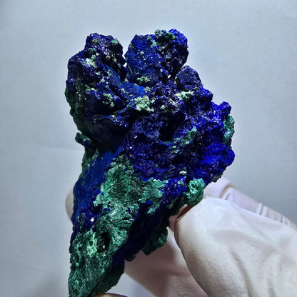 Seltene Azurit XX, Malachit Stufe Tsumeb Mine, Namibia 55*33*26mm