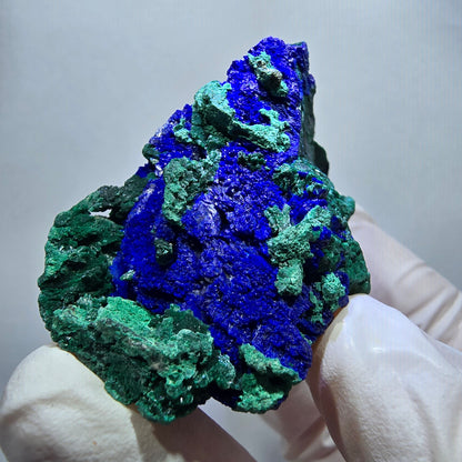 Seltene Azurit XX, Malachit Stufe Tsumeb Mine, Namibia 55*33*26mm