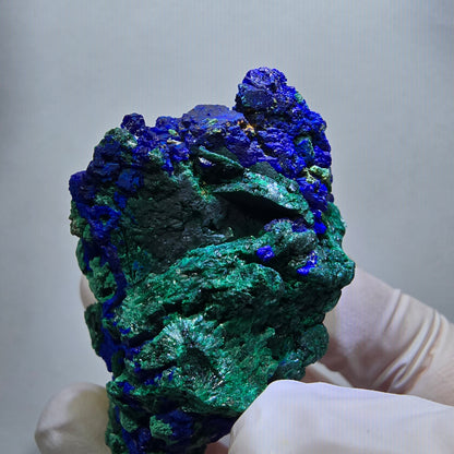 Seltene Azurit XX, Malachit Stufe Tsumeb Mine, Namibia 55*33*26mm