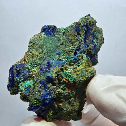 Seltene Azurit XX, Malachit Stufe Tsumeb Mine, Namibia 51*37*24mm
